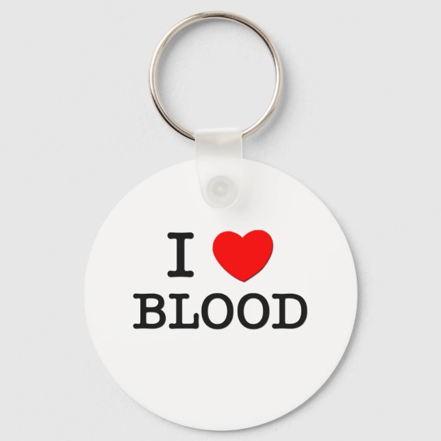I Kärlek Blood Nyckelring (Framsida)