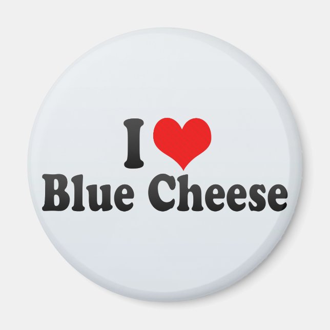 I Kärlek Blue Cheese Magnet (Framsidan)