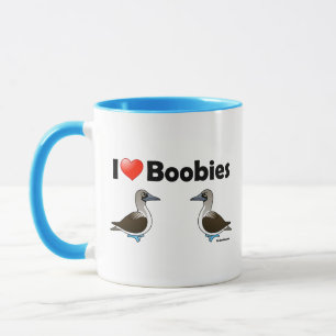 I Kärlek Blue-Footed Boobies Mugg