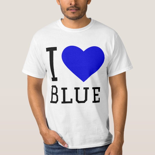 I kärlek blue t shirt (Framsida)
