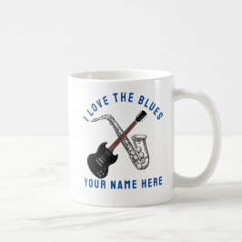 I kärlek blues kaffemugg