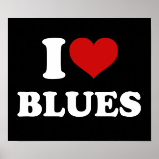 I Kärlek Blues Poster