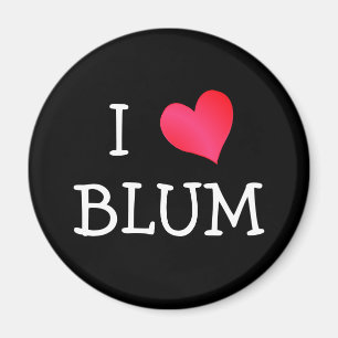 I Kärlek Blum Magnet