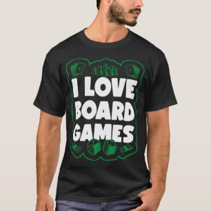 I Kärlek Board Games Gift Game Board Gaming Game L T Shirt