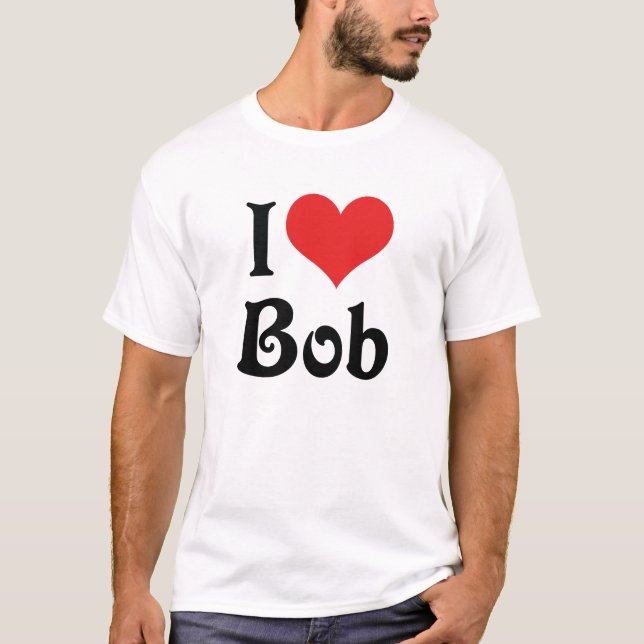 I Kärlek Bob T-shirt (Framsida)