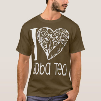 I Kärlek Boba Tea for Bubble Tea Älskare 1005 T Shirt