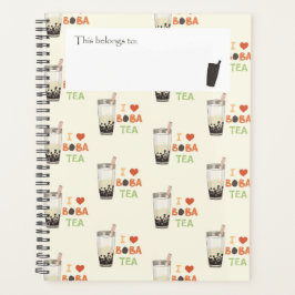I Kärlek Boba Tea Planner