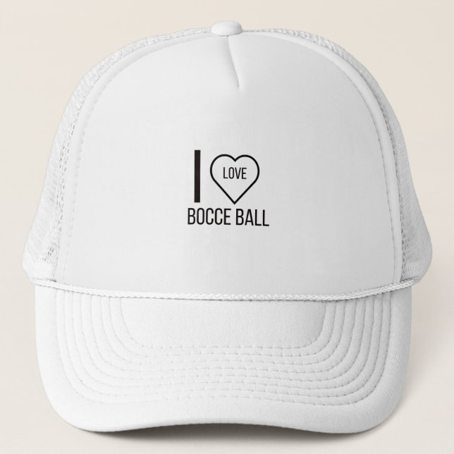 I KÄRLEK BOCCE BOLL KEPS (Framsida)