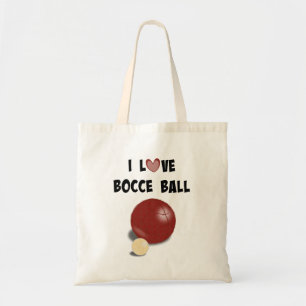 I Kärlek Bocce Boll Tygkasse