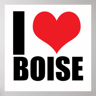 I kärlek Boise Poster