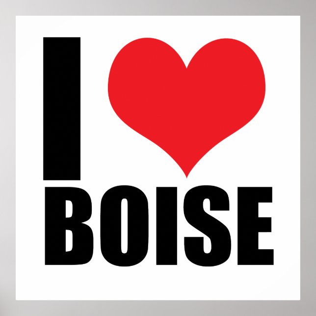 I kärlek Boise Poster (Framsidan)