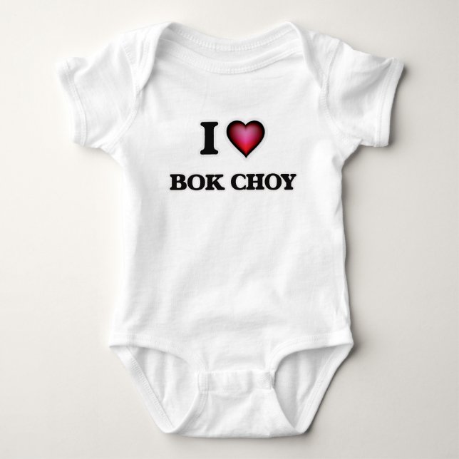 I Kärlek Bok Choy Tee Shirt (Framsida)