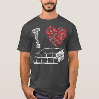 I Kärlek Bokar, Brev, ljudmaskläsning av hjärtmask T Shirt