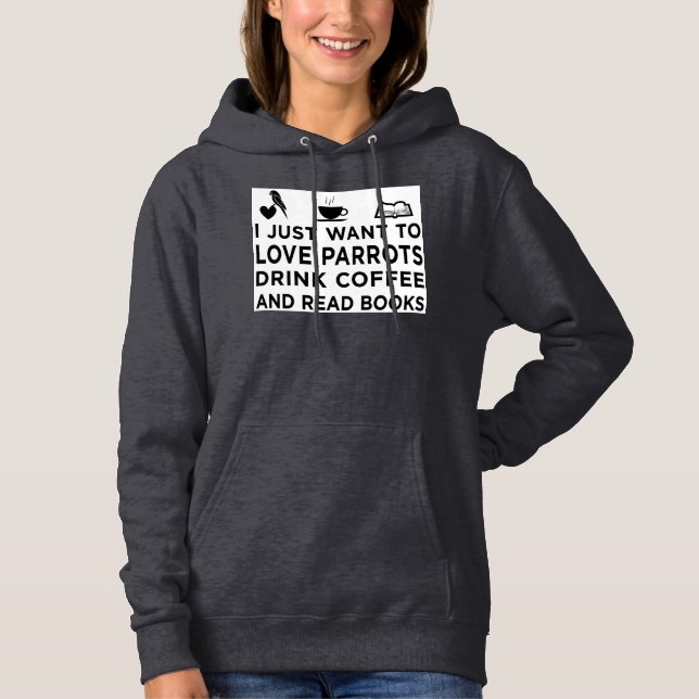 I kärlek, bokar och kaffe! t-shirt (Framsida)