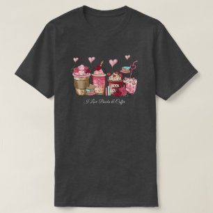 I Kärlek Bokar och kaffe T-Shirt