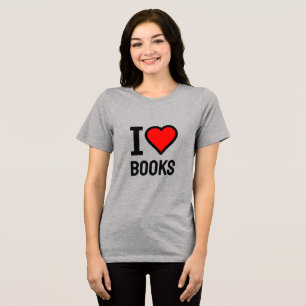 I KÄRLEK BOKAR T SHIRT