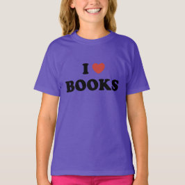 I KÄRLEK BOKAR TEE SHIRT