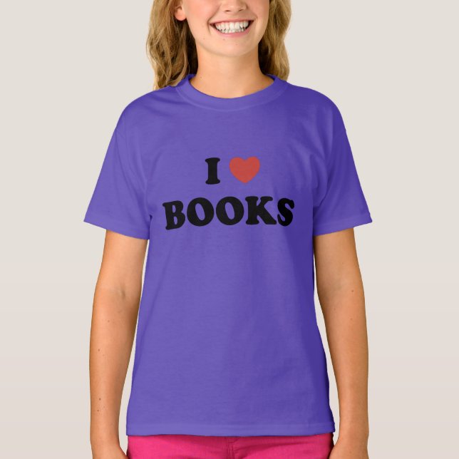 I KÄRLEK BOKAR TEE SHIRT (Framsida)