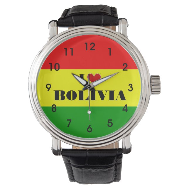 I Kärlek Bolivia Armbandsur (Framsida)