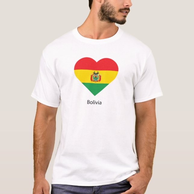 I Kärlek Bolivia T Shirt (Framsida)