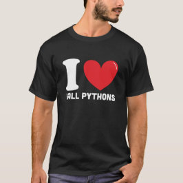 I Kärlek boll pythons, Bästa boll-python älskare-g T Shirt