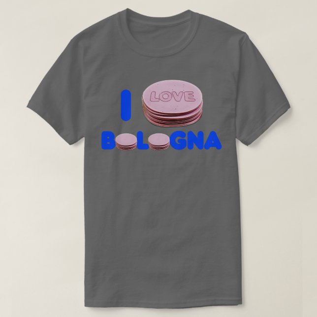 I Kärlek Bologna T Shirt (Design framsida)