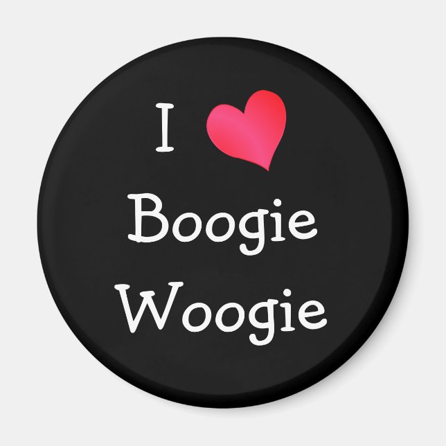 I Kärlek Boogie Woogie Magnet (Framsidan)
