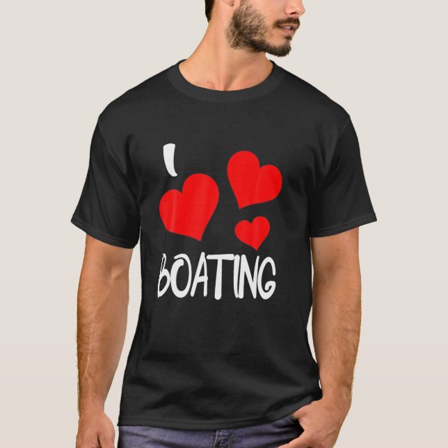 I Kärlek Boot for Motor Boeing Älskare Women Rolig T Shirt (Framsida)