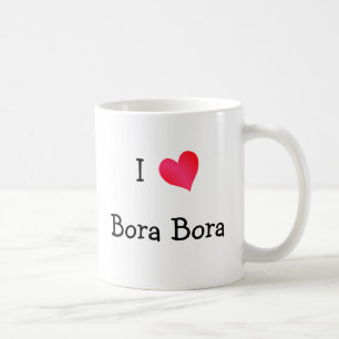I Kärlek Bora Bora Kaffemugg