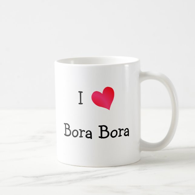 I Kärlek Bora Bora Kaffemugg (Höger)
