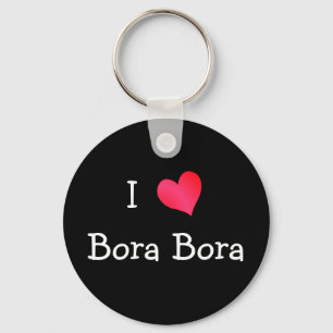 I Kärlek Bora Bora Nyckelring
