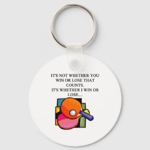 i kärlek bord tennis nyckelring