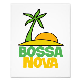 I kärlek Bossa Nova-gåva till brazillian Music äls Fototryck