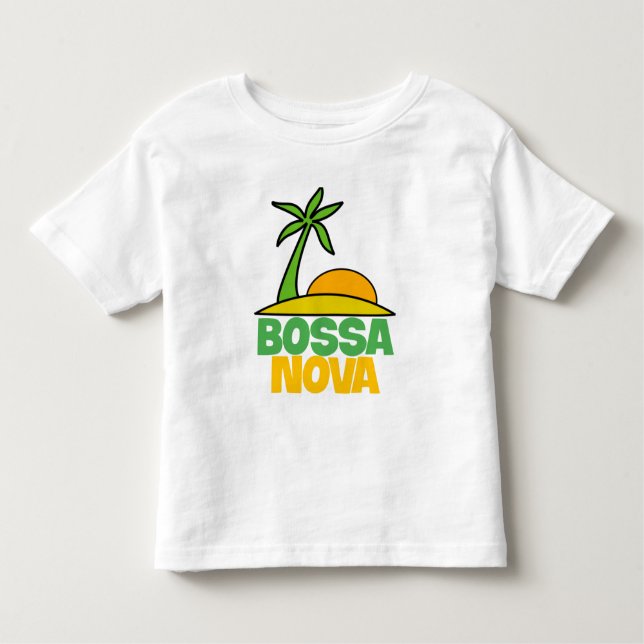 I kärlek Bossa Nova-gåva till brazillian Music äls T Shirt (Framsida)