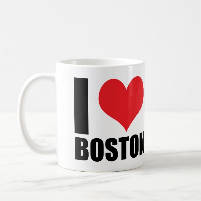 I kärlek Boston Kaffemugg (Vänster)