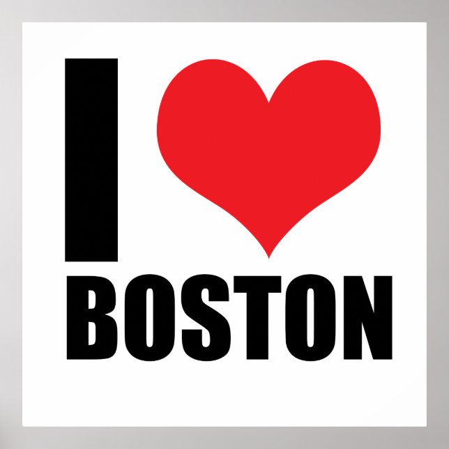 I kärlek Boston Poster (Framsidan)