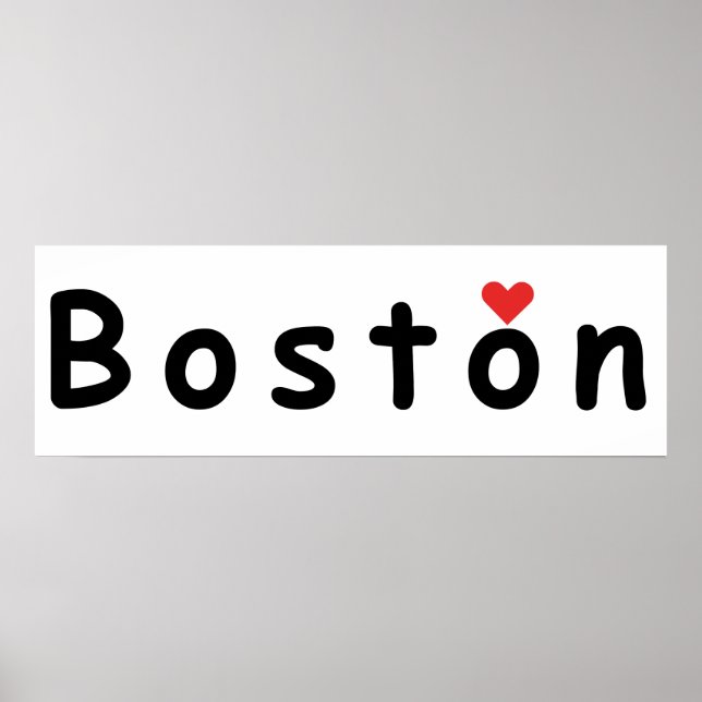 I kärlek Boston Poster (Framsidan)