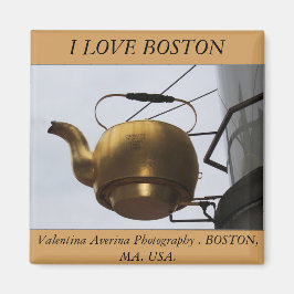 I KÄRLEK BOSTON. Valentina Averina Photography. Magnet