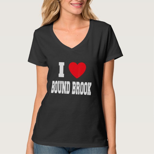 I Kärlek Bound Brook T Shirt (Framsida)