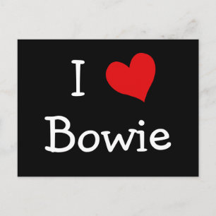 I Kärlek Bowie Vykort