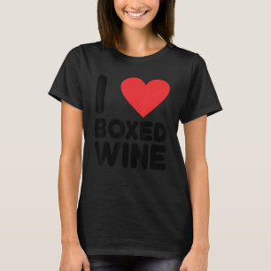 I Kärlek Boxed Vin Billigt Vin 2 T Shirt