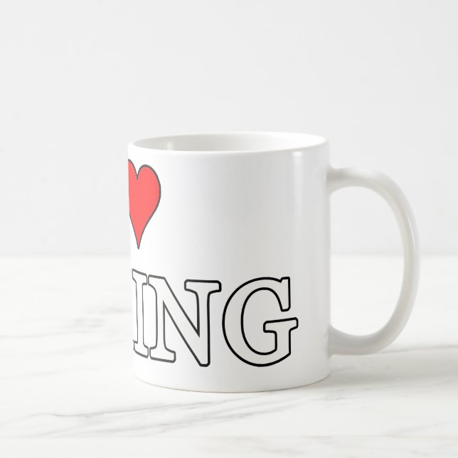 I Kärlek Boxing Kaffemugg (Höger)