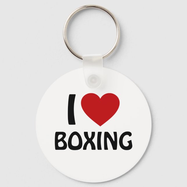 I kärlek BOXING Nyckelring (Framsida)