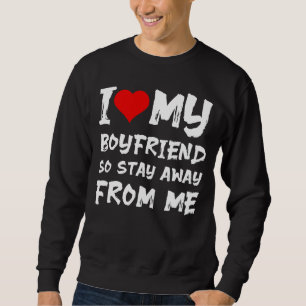 I Kärlek Boykompis Valentineu2019s Day for Boykomp Lång Ärmad Tröja