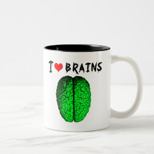 I Kärlek Brains Mugg