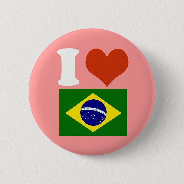 I kärlek Brasil Knapp (Framsida)