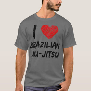 I Kärlek Brasiliansk jiujitsu 1 T Shirt