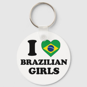 I kärlek, brasilianska flickor nyckelring