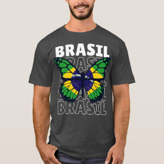 I Kärlek Brasilien, Brasilien, Flagga Brasilien, P T Shirt