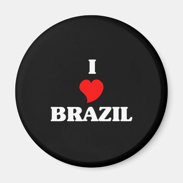 I Kärlek Brasilien Magnet (Framsidan)